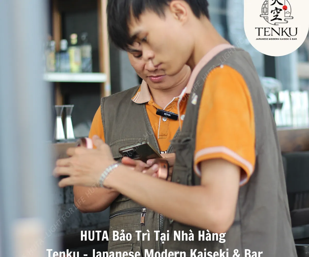 HUTA Bảo Trì Tại Nhà Hàng Nhật Bản Tenku
