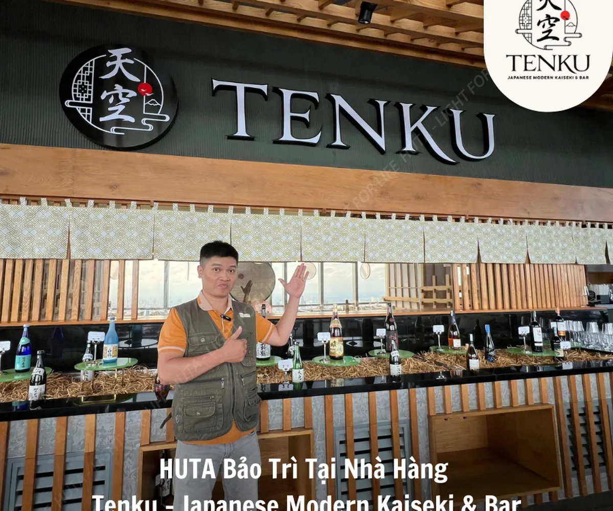 HUTA Bảo Trì Tại Nhà Hàng Nhật Bản Tenku