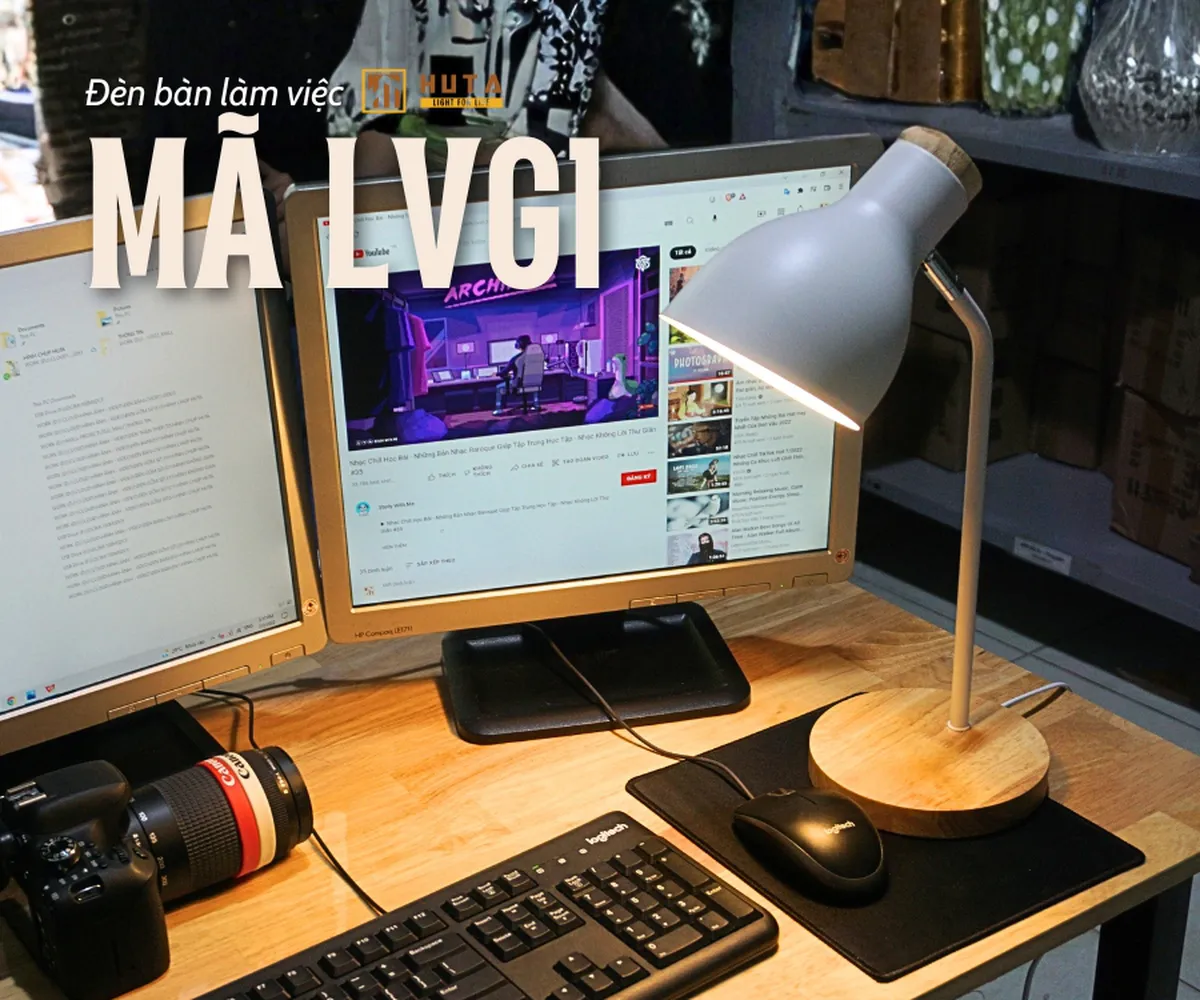 Đèn Bàn Học HUTA Light For Life Mã LVG1
