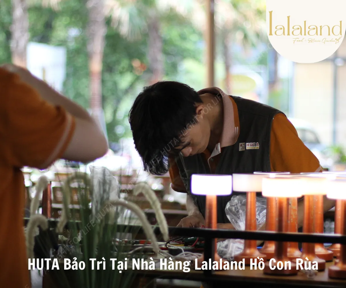 HUTA Bảo Trì Tại Lalaland Hồ Con Rùa