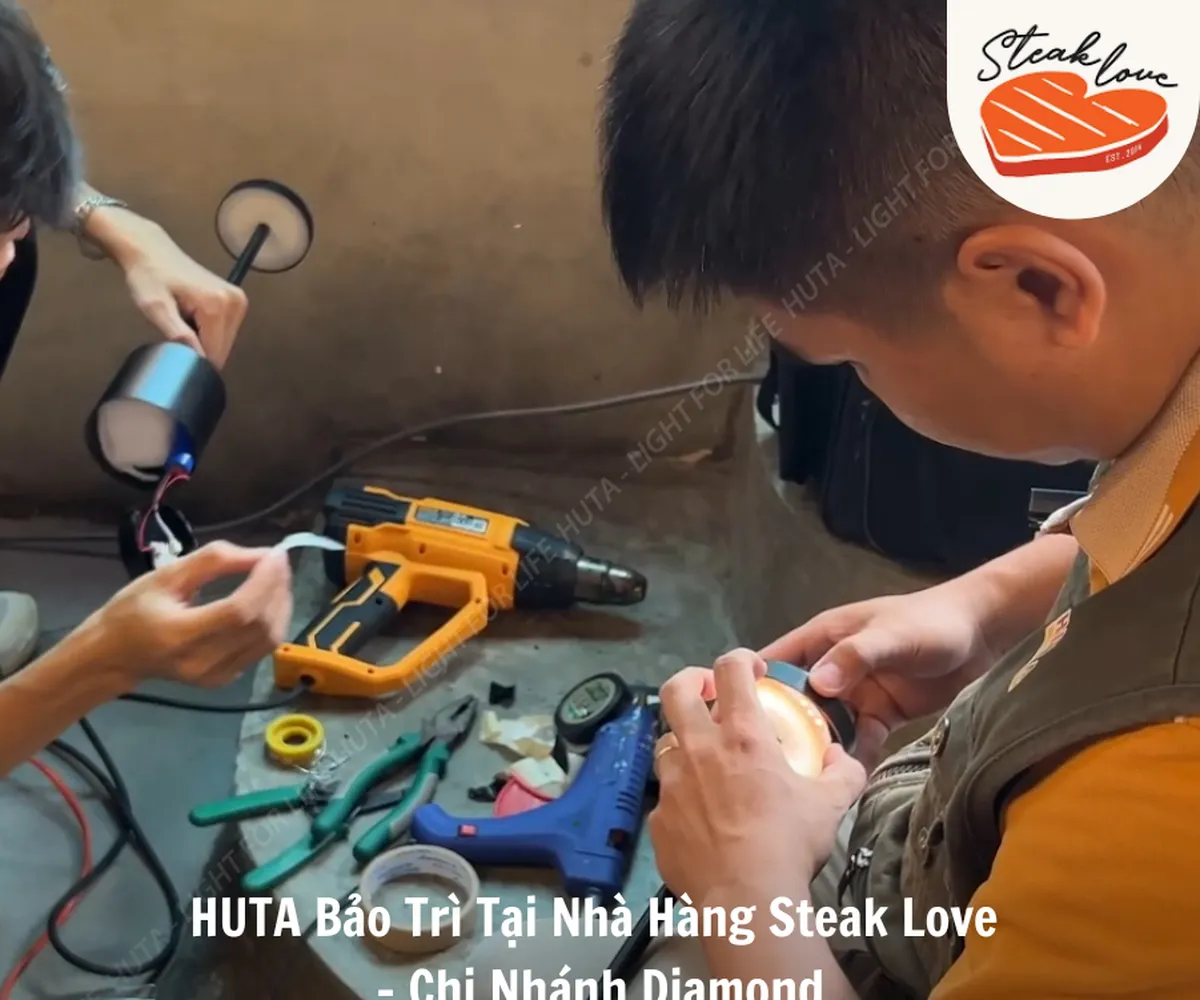 HUTA Bảo Trì Tại Nhà Hàng Steak Love - Chi Nhánh Diamond