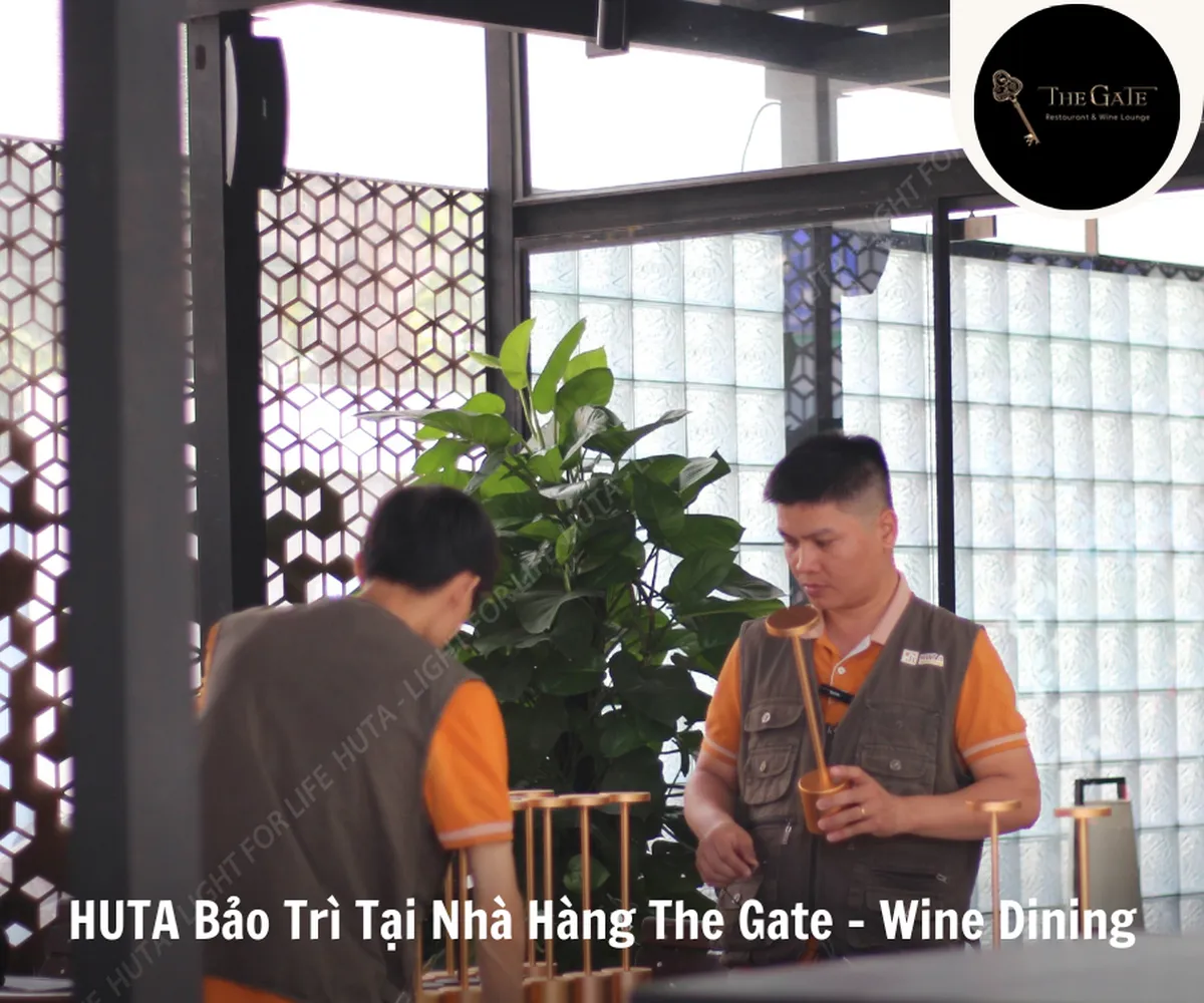 HUTA Bảo Trì Tại Nhà Hàng The Gate - Wine Dining