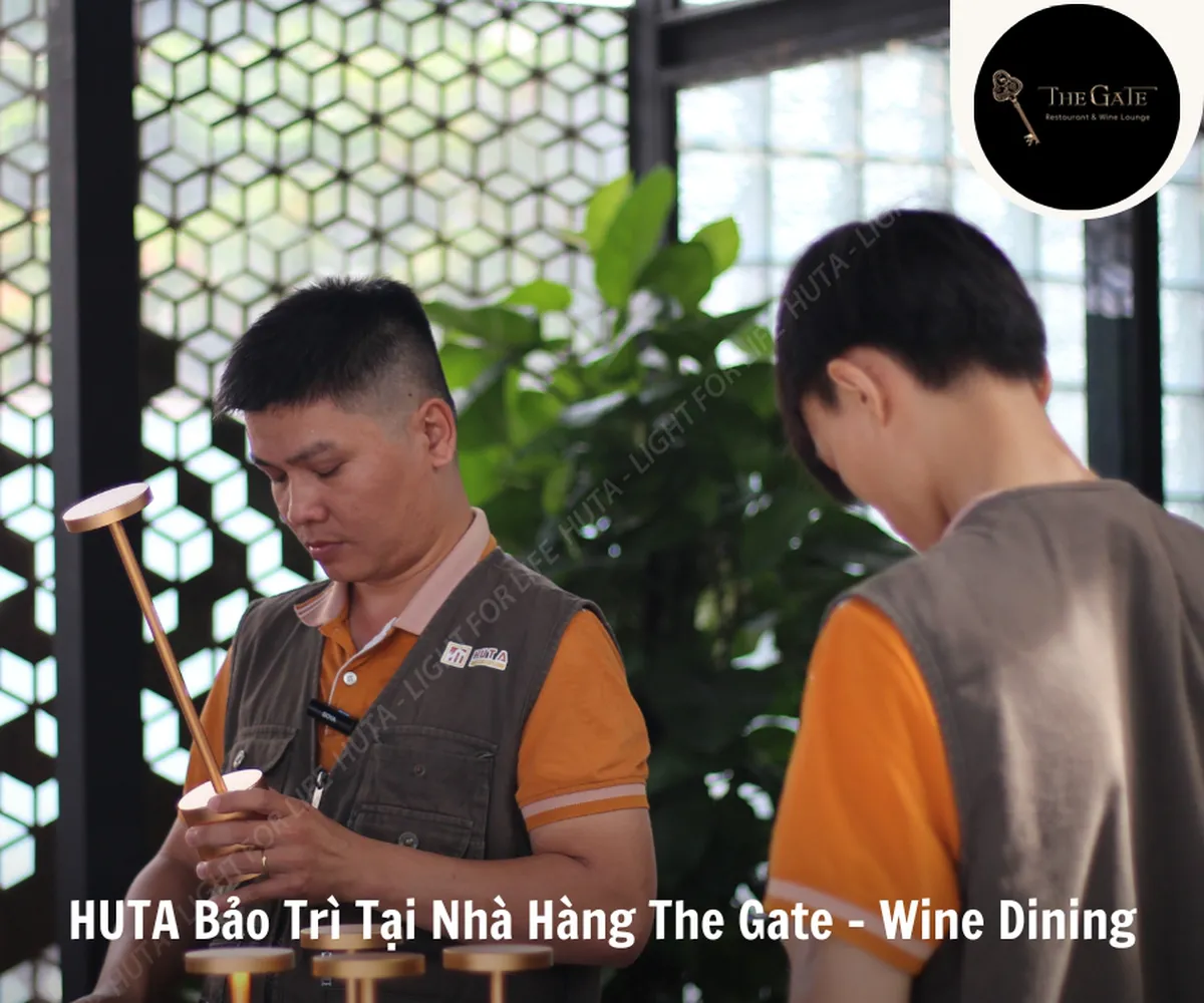 HUTA Bảo Trì Tại Nhà Hàng The Gate - Wine Dining