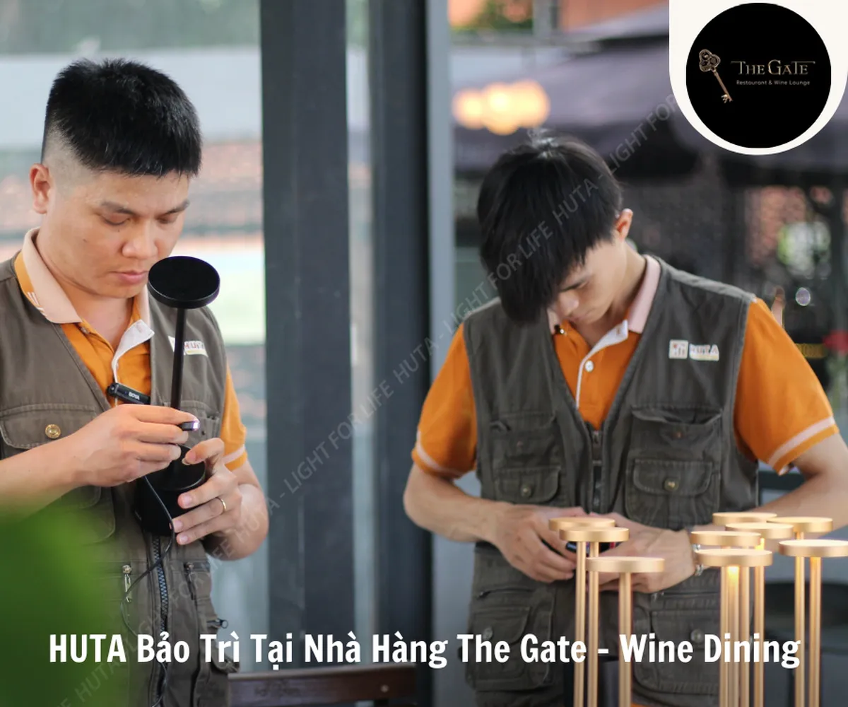HUTA Bảo Trì Tại Nhà Hàng The Gate - Wine Dining