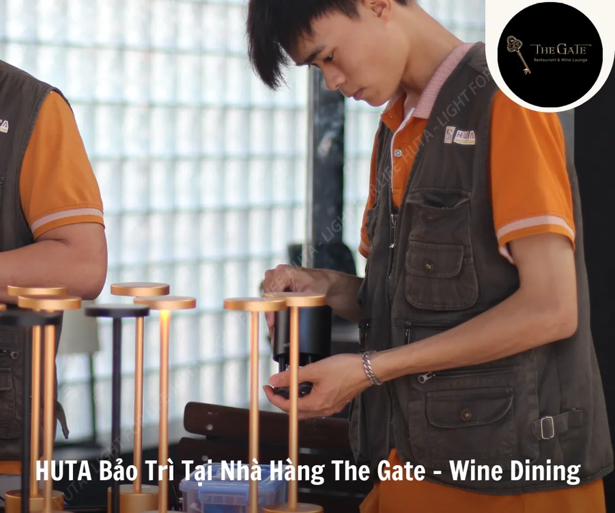 HUTA Bảo Trì Tại Nhà Hàng The Gate - Wine Dining