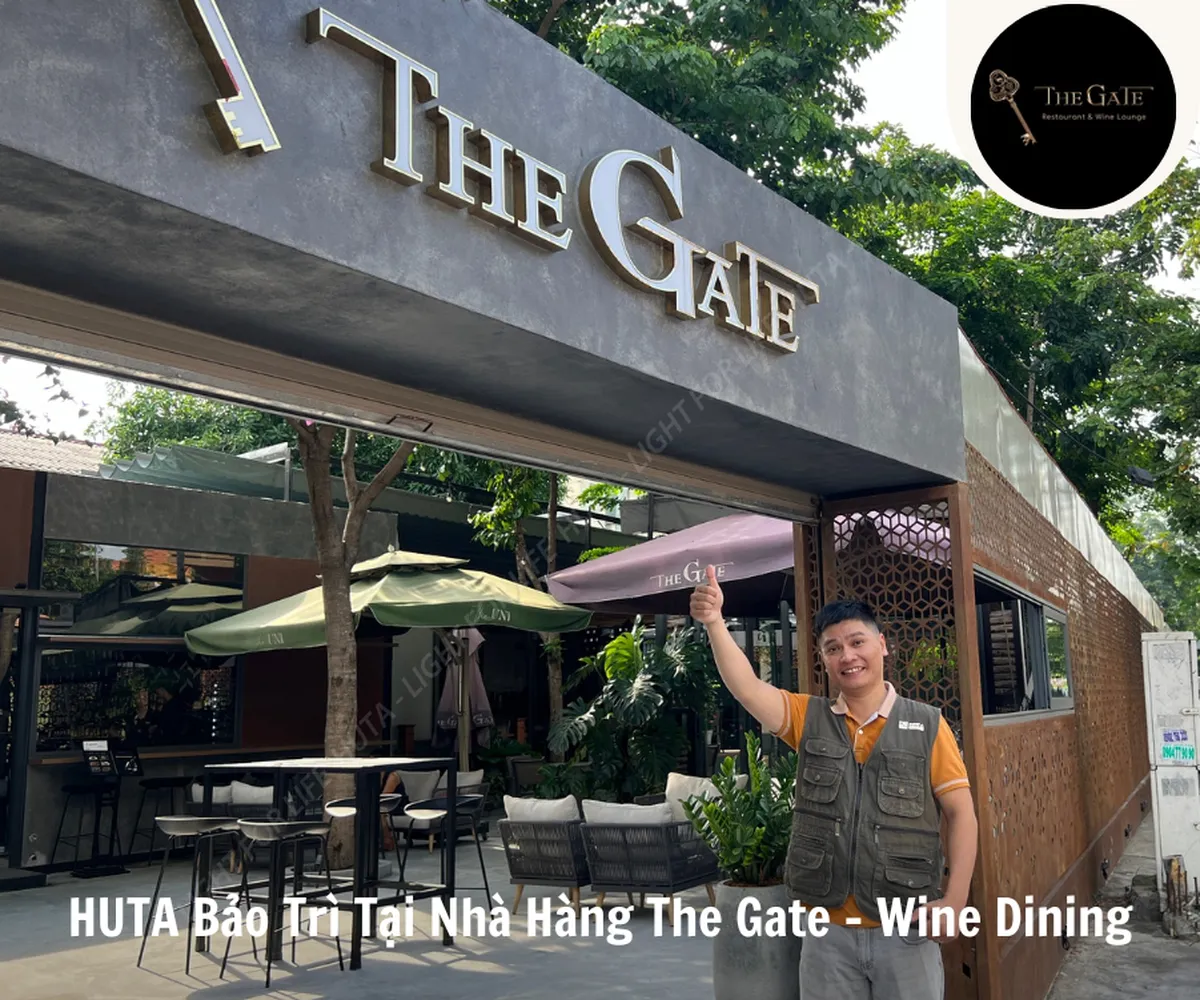 HUTA Bảo Trì Tại Nhà Hàng The Gate - Wine Dining