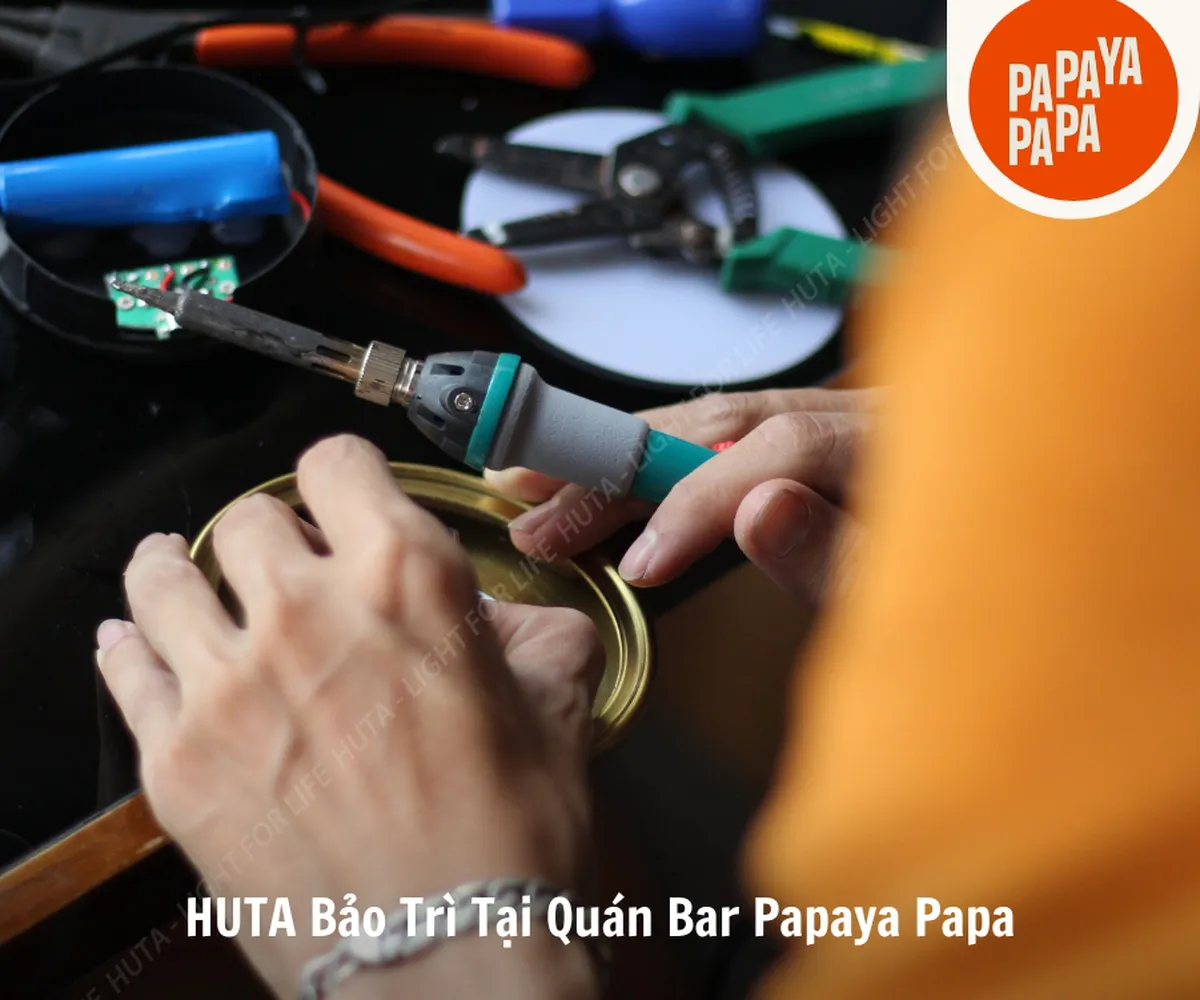 HUTA Bảo Trì Tại Quán Bar Papaya Papa	