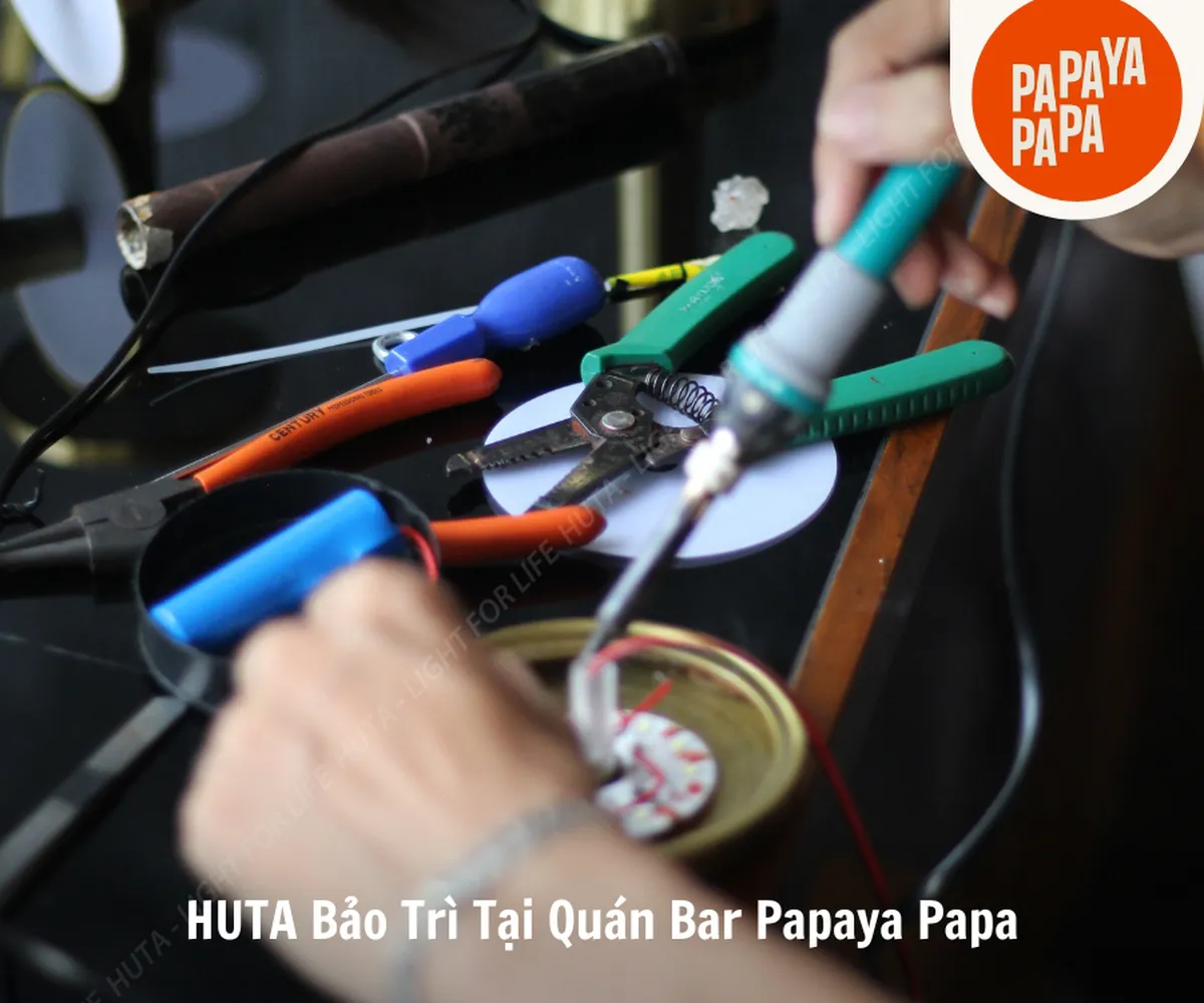 HUTA Bảo Trì Tại Quán Bar Papaya Papa	