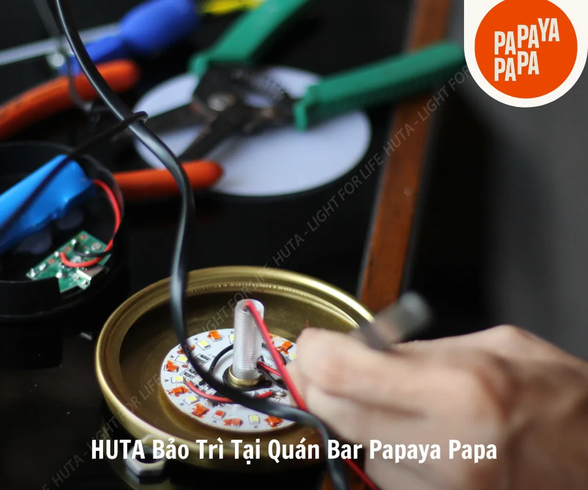 HUTA Bảo Trì Tại Quán Bar Papaya Papa	