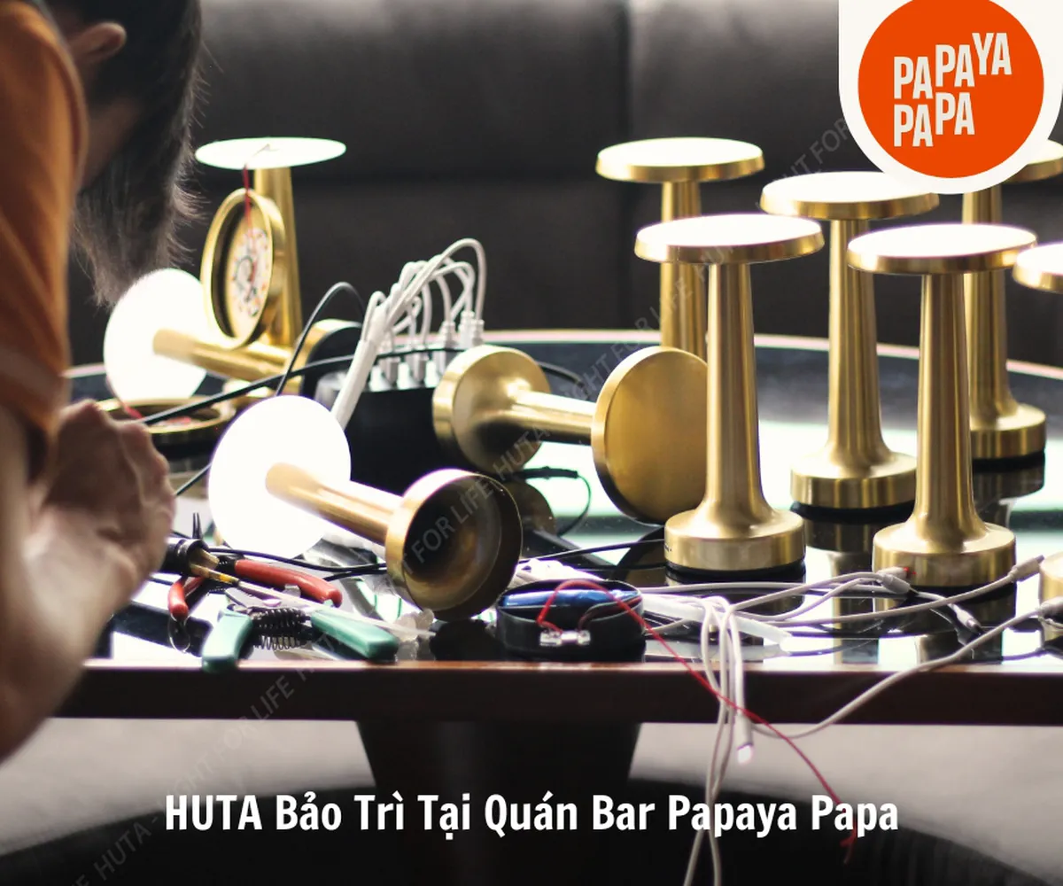 HUTA Bảo Trì Tại Quán Bar Papaya Papa	