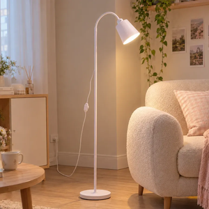 Đèn Cây Đứng Đọc Sách HUTA Light For Life KT5 Trang Trí Phòng Khách Phong Cách Bắc Âu Ba Màu Sáng