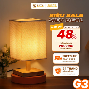 Đèn Ngủ Để Bàn HUTA Light For Life G3 Điều Chỉnh Độ Sáng, Đầu Cắm Điện 2 Chấu 220v
