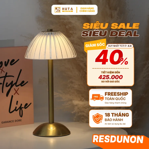 Đèn Bàn Cảm Ứng Hiện Đại HUTA Light For Life RESDUNON Tăng Giảm Độ Sáng, Thiết Kế Hiện Đại