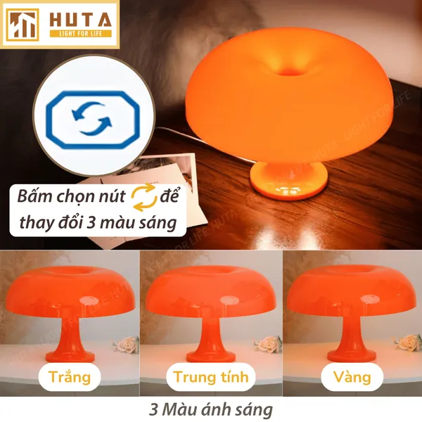 Đèn Bàn Trang Trí HUTA Light For Life LUMO Decor Phòng, Điều Chỉnh Độ Sáng
