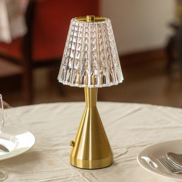 Đèn Bàn Không Dây HUTA Light For Life RESBED2 Kim Loại Sơn Tĩnh Điện, Điều Chỉnh Độ Sáng