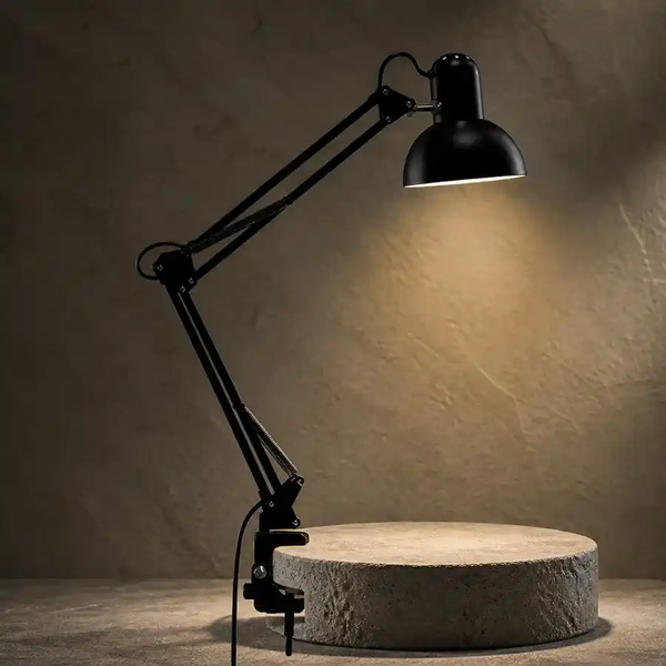 Đèn bàn làm việc HUTA Light For Life K1 Đèn Kẹp Dáng Pixar, Khớp Nối Điều Chỉnh Linh Hoạt