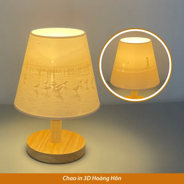 Đèn Ngủ Để Bàn 3D HUTA Light For Life G3 Decor Phòng Ngủ, Điều Chỉnh Độ Sáng, In Ảnh Theo Yêu Cầu