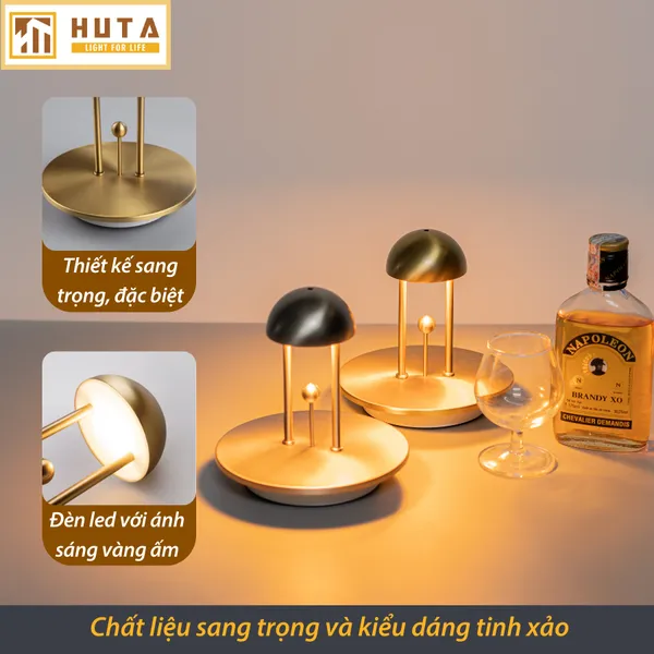 Đèn Bàn Led Quầy Bar, Nhà Hàng Pin Sạc Tích Điện Mã RESCHUONG