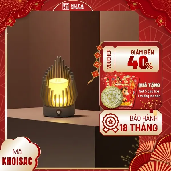 Đèn Decor In 3D Huta Light For Life Khởi Sắc Trang Trí Bàn Làm Việc, Góc Nhỏ Phòng Ngủ