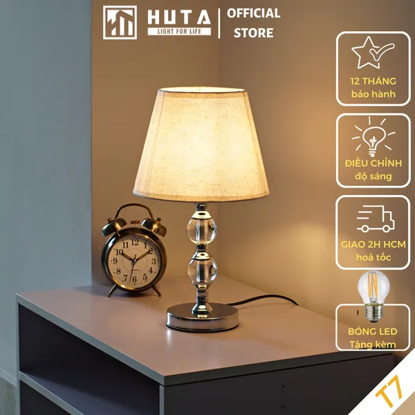 Đèn Ngủ Để Bàn Thép HUTA T7