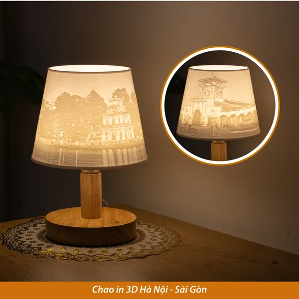 Đèn Ngủ In 3D HUTA Light For Life G9 Mini In Ảnh Theo Yêu Cầu, Decor Phòng Ngủ, Trang Trí Vintage, Dây cắm USB, Dải Led Ánh Sáng Vàng