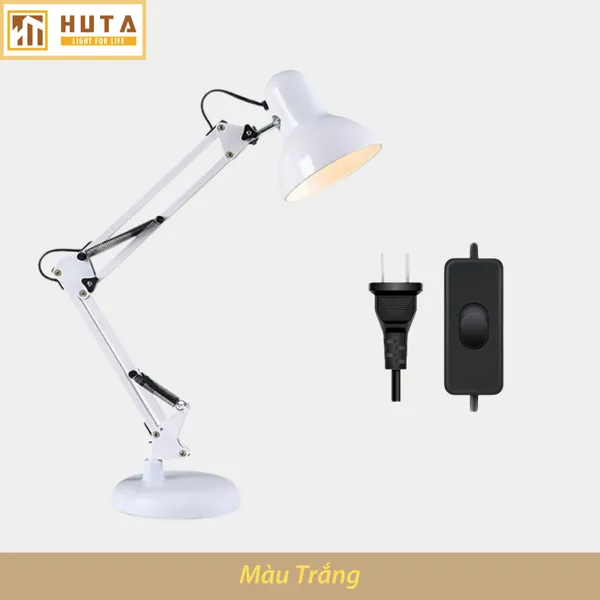 Đèn Bàn Làm Việc HUTA KYSU1 Kiểu Dáng Pixar, Khớp Nối Điều Chỉnh