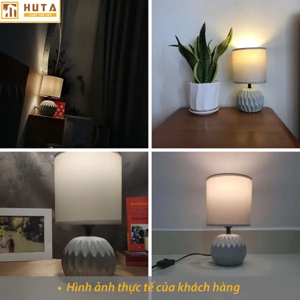 Đèn Ngủ Để Bàn Sứ HUTA S3