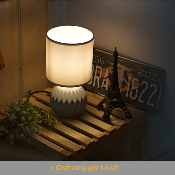 Đèn Ngủ Để Bàn Sứ HUTA S3