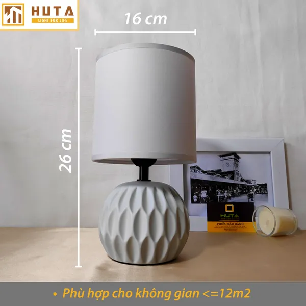 Đèn Ngủ Để Bàn Sứ HUTA S3