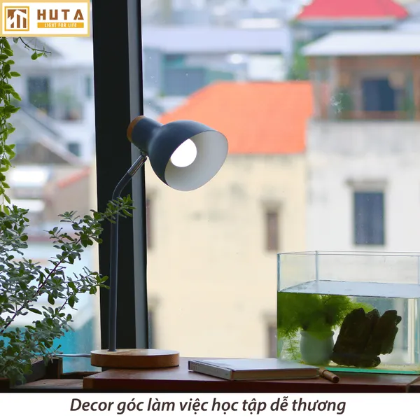Đèn Bàn Học HUTA Light For Life LVG01 Ánh Sáng Trắng Vàng, Decor Phòng, Đèn Bàn Làm Việc