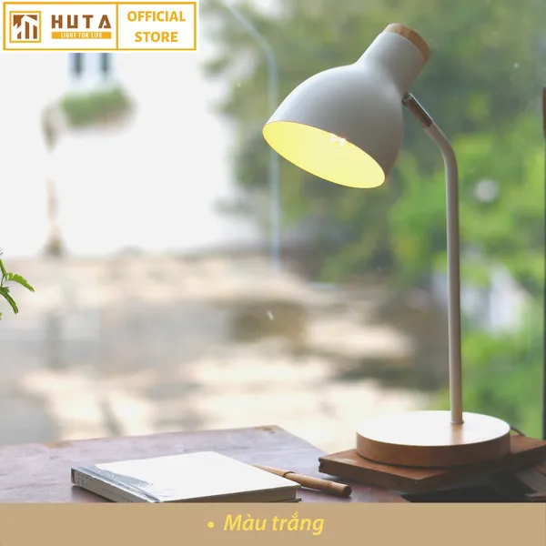 Đèn Bàn Làm Việc HUTA LVG1 Ánh Sáng Trắng Vàng, Decor Phòng, Đèn Học Để Bàn