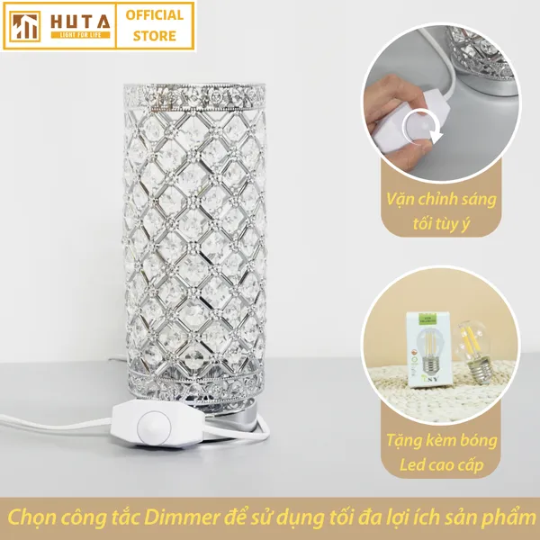 Đèn Ngủ Để Bàn Pha Lê HUTA PL1