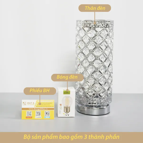 Đèn Ngủ Để Bàn Pha Lê HUTA PL1