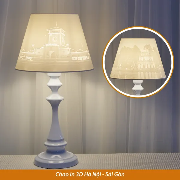 Đèn Ngủ In 3D HUTA Light For Life T2 Decor Phòng Ngủ, Điều Chỉnh Độ Sáng, In Ảnh Theo Yêu Cầu