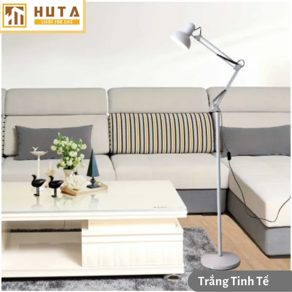 Đèn Cây Đứng HUTA KC1 Khớp Nối Cong Điều Chỉnh, Thân Thép, Kiểu Dáng Pixar