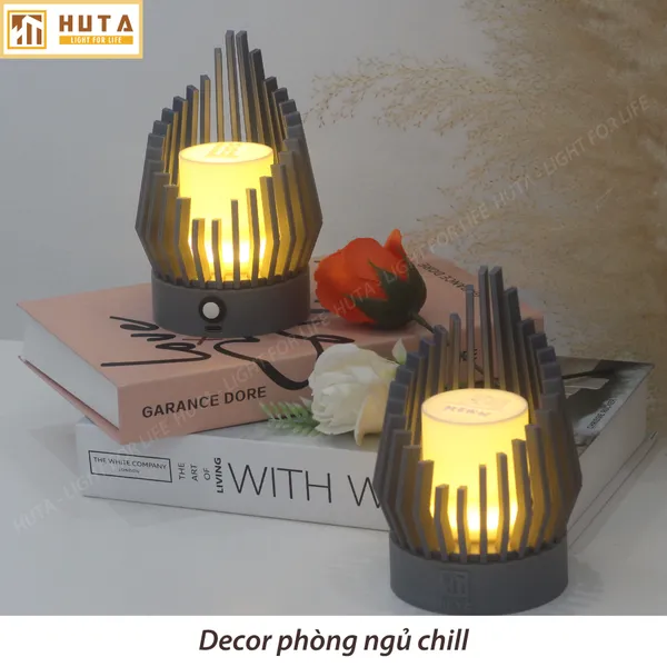 Đèn decor in 3D HUTA Light For Life Khởi Sắc trang trí bàn làm việc, góc nhỏ phòng ngủ