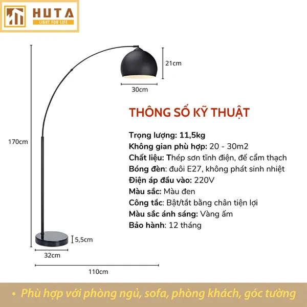 Đèn Cây Đứng HUTA KC4