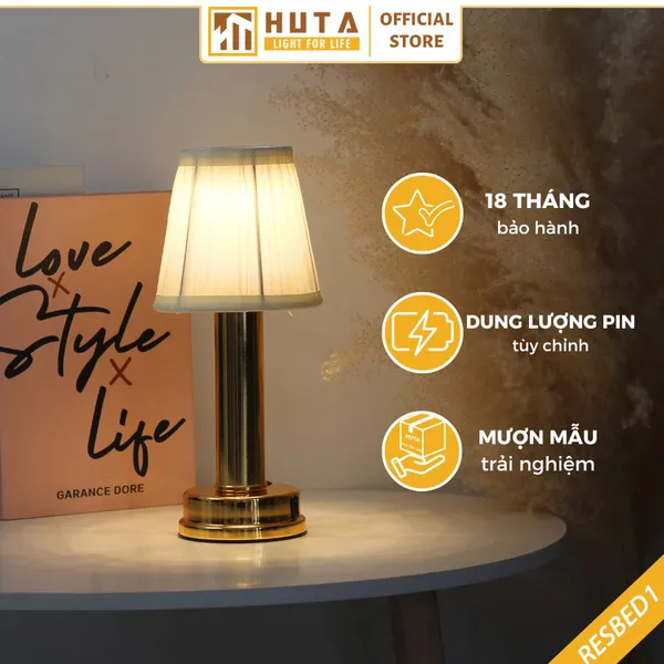 Đèn Bàn Led Quầy Bar, Quán Bar, Nhà Hàng Pin Sạc Tích Điện Mã RESBED1