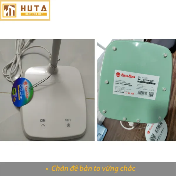 Đèn bàn làm việc HUTA Mã RD36 LED, Cảm Ứng, Điều Chỉnh Độ Sáng