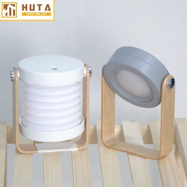 Đèn ngủ để bàn HUTA Mã DS1 Đổi Kiểu Đa Dạng, Tăng Giảm 3 Mức Sáng, Decor Trang Trí