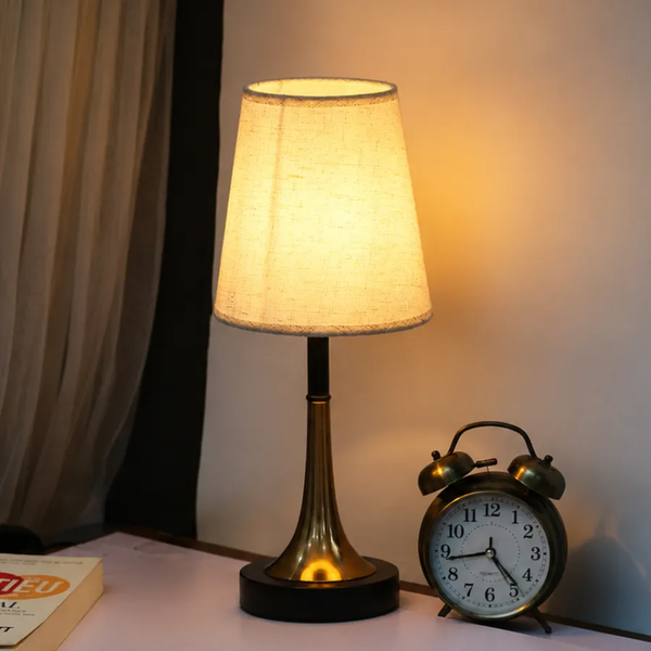 Đèn Ngủ Để bàn HUTA Light For Life T5S Decor Phòng Ngủ, Điều Chỉnh Độ Sáng, Bóng Led Sáng Vàng