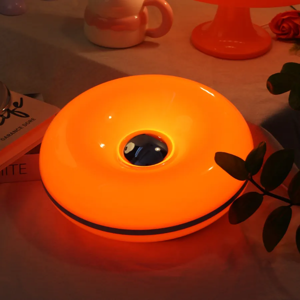 Đèn Bàn Trang Trí HUTA Light For Life DONUT Phong Cách Hiện Đại, Decor Phòng, Điều Chỉnh Độ Sáng