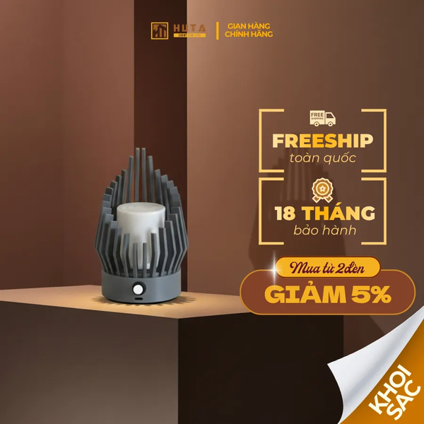 Đèn Decor In 3D Huta Light For Life Khởi Sắc Trang Trí Bàn Làm Việc, Góc Nhỏ Phòng Ngủ