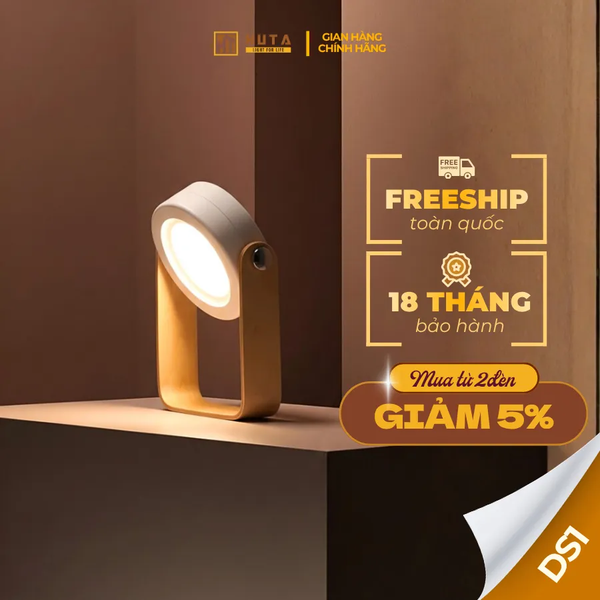 Đèn Bàn Đọc Sách HUTA Light For Life DS1 Đổi Kiểu Đa Dạng, Tăng Giảm 3 Mức Sáng, Decor Trang Trí