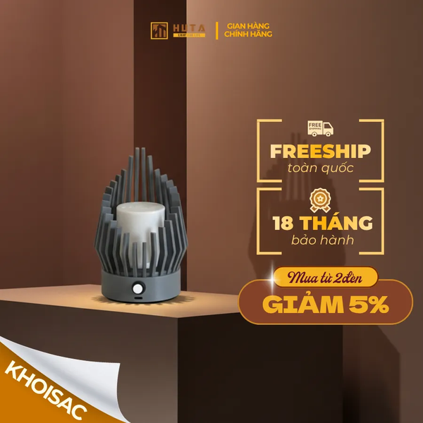 Đèn Decor In 3D Huta Light For Life Khởi Sắc Trang Trí Bàn Làm Việc, Góc Nhỏ Phòng Ngủ