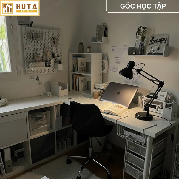 Đèn Bàn Làm Việc HUTA Light For Life KYSU1 Kiểu Dáng Pixar, Khớp Nối Điều Chỉnh