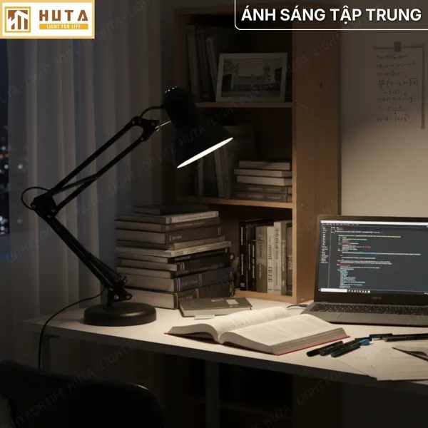 Đèn Bàn Làm Việc HUTA Light For Life KYSU01 Kiểu Dáng Pixar, Khớp Nối Điều Chỉnh
