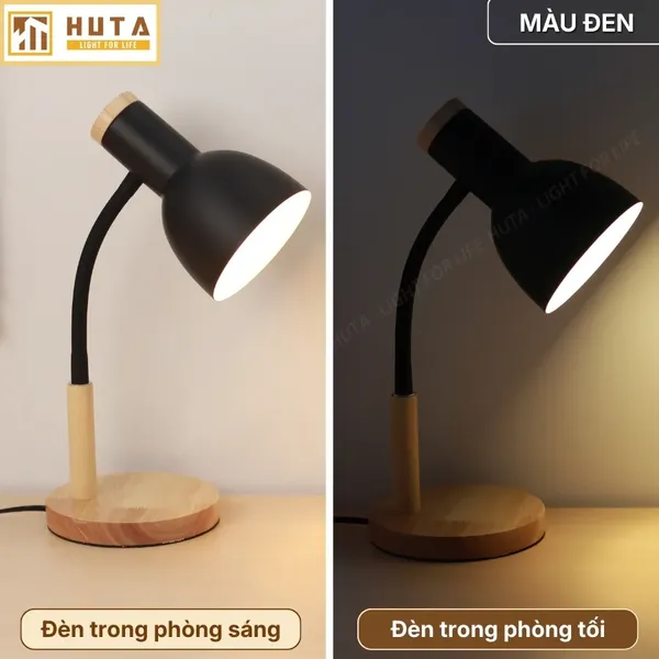 Đèn Bàn Học HUTA Light For Life LVG2 Bóng Led 3 Màu Sáng, Decor Phòng, Đèn Bàn Làm Việc
