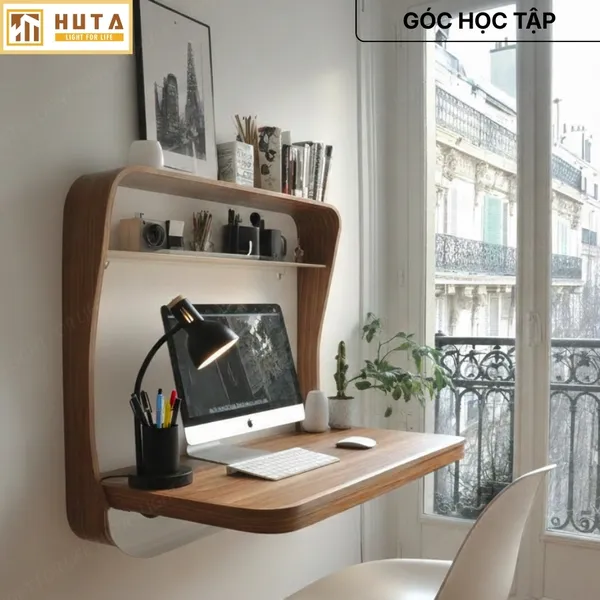 Đèn Bàn Học HUTA Light For Life LVK2 Đèn Bàn Làm Việc, Bóng Led 3 Màu Sáng, Bảo Hành 24 Tháng