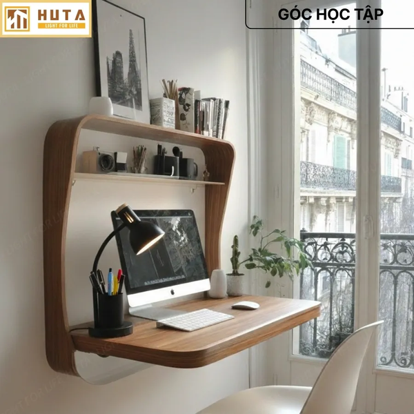 Đèn Bàn Học HUTA Light For Life LVK2 Đèn Bàn Làm Việc, Bóng Led 3 Màu Sáng, Bảo Hành 24 Tháng